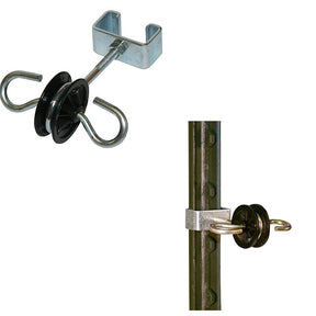Productos Ako, juego de anclajes para manija de puerta para poste en T, 4 piezas