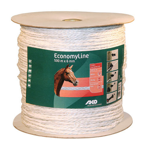 Productos Ako Economyline cable de descarga eléctrica blanco 6mm 500m