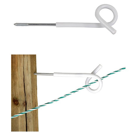 Ako productos aislante de distancia 25cm cola rizada blanco bolsa 5uds