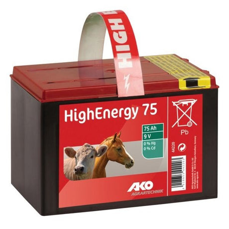 Productos Ako batería seca salina de alta energía 9 v 75 ah