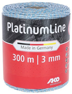 Productos Ako platinumline valla eléctrica blanco azul 300m