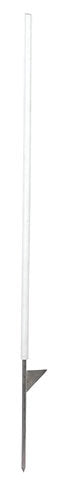 Productos Ako poste redondo de plástico blanco 110cm con base 10 piezas