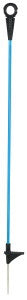Productos Ako poste de fibra de vidrio premium con aislante de cabeza azul 10 piezas