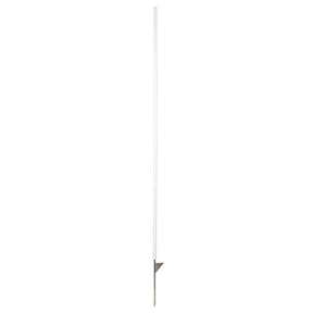Ako productos poste redondo de plástico blanco 158cm con base 10 piezas