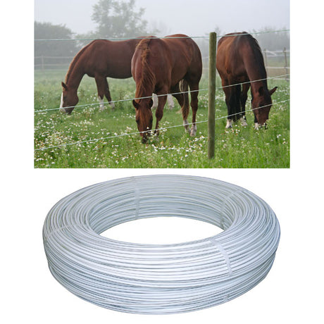 Productos Ako alambre de caballo premium blanco 8mm 250m