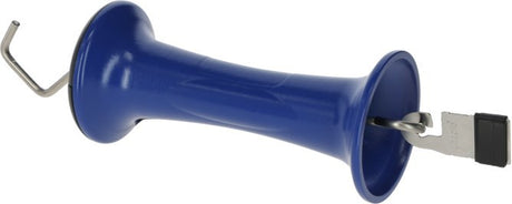 Manija de puerta de productos Ako premium azul con pieza de conexión de correa de tensión de clip litz