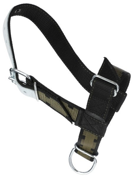 Cabezada de toro nylon con anilla en D
