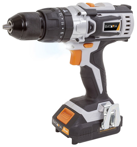 Productos Batavia taladro de impacto inalámbrico maxxpack de 18v con 2 baterías de 2ah