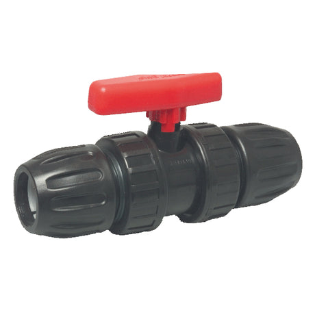 Productos válvula de bola pp con conexión de compresión 25mmx25mm
