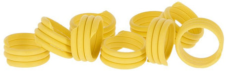 anillos de pollo 16mm amarillo 20 piezas