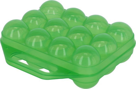 Kerbl Products soporte para huevos de plástico para 12 huevos verde