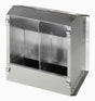 Productos Kerbl comedero automático para conejos 2 compartimentos fabricado en metal 3l