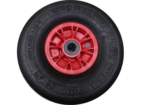 La rueda profesional para carretilla de mano de Fort Products nunca volverá a tener fugas sin un eje