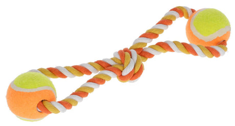 Productos Kerbl juguetes para tirar bolas 34 cm algodón naranja