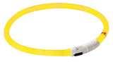 Kerbl productos collar led maxi seguro amarillo longitud 55 cm