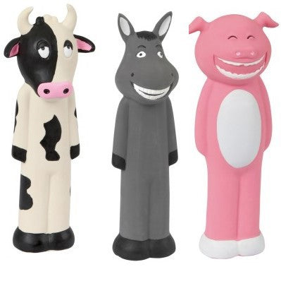 Productos juguetes latex para perros vaca cerdo burro