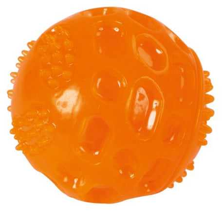 pelota toyfastic squeaky naranja 7 5cm