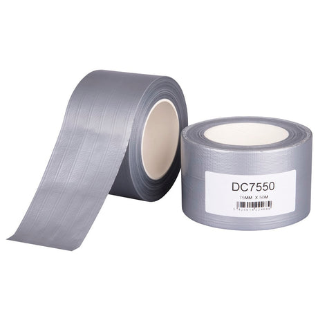 Productos hpx cinta americana 50 metros gris 75mm