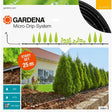 Productos Gardena, juego básico de sistema de microgoteo para plantas en hileras de 15 m