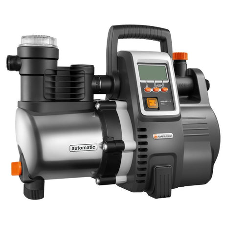 Bomba presurizada Gardena 6000 6 LCD acero inoxidable (acero inoxidable negro, 1760-20)