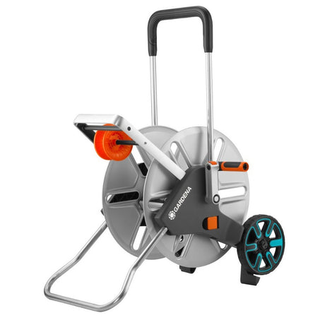 Carro para manguera Gardena aquaroll l easy metal (gris naranja, 18550-20)