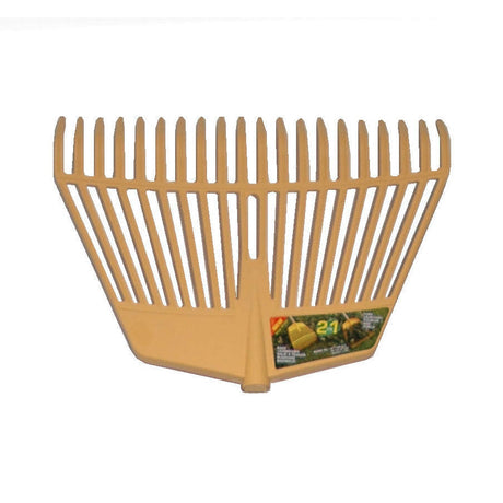 Mm eurotool productos rastrillo de hojas mm 45cm 20tds plastico amarillo suelto