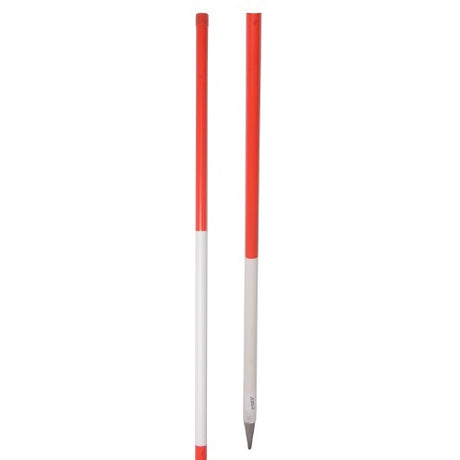 Productos palo jalon madera punta acero 200cm arriba rojo