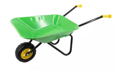 MM Products carretilla infantil contenedor metálico verde