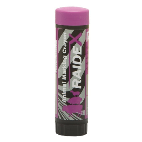 Marcador de productos Raidex morado.