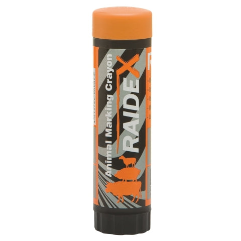 Marcador de productos Raidex naranja.