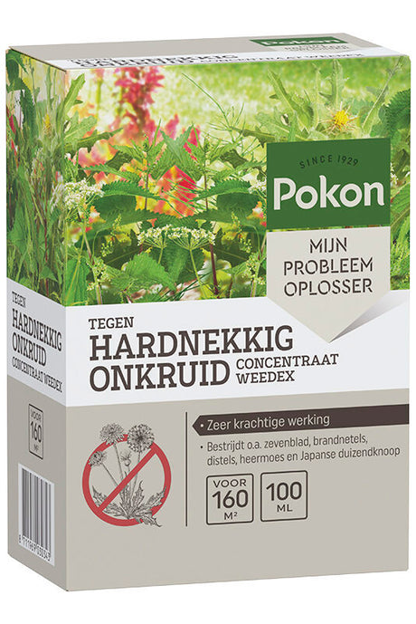 Productos pokon contra malas hierbas rebeldes concentrado 100ml weedex