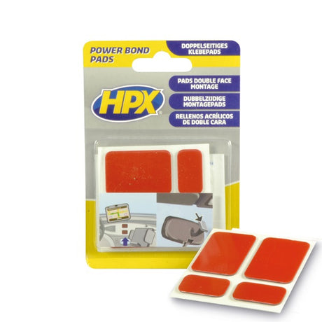 Hpx productos cinta acrílica de doble cara hsa powerbond pads antracita 4 piezas
