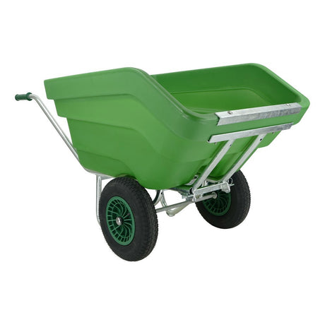 Carretilla basculante Fort Products f s 300l verde 2 ruedas de aire