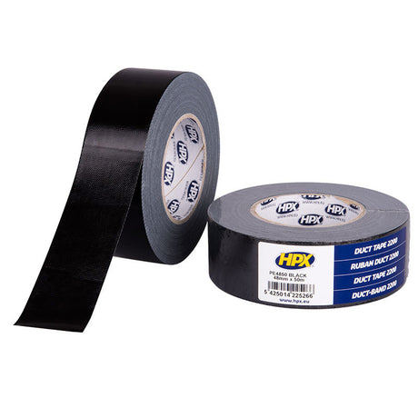 Cinta adhesiva de productos hpx 2200 negra 48 mm x 50 m