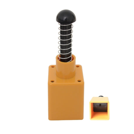 Prensa para ollas plastico amarillo 4x4cm