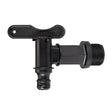 Grifo de barril de lluvia Harcostar Products negro