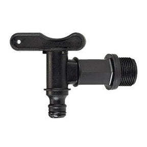 Grifo de barril de lluvia Harcostar Products negro