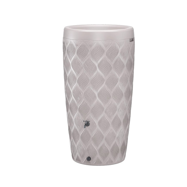 Productos barril de lluvia flow blanco 240l incl. plantador