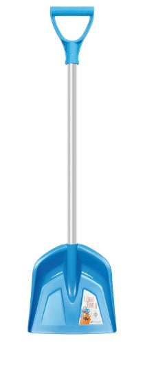 Mm eurotool productos pala quitanieves para niños azul mm mango completo de acero aluminio d