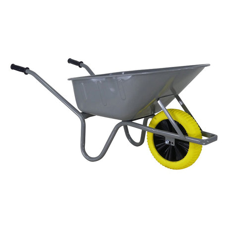 Productos Altrad carretilla solid 80 completa pintada gris más rueda