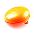 Botón de asta de bandera naranja suelto
