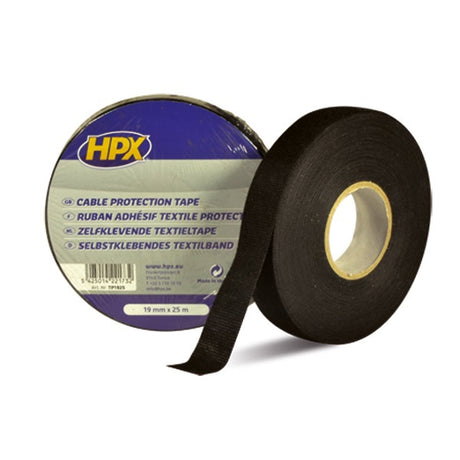 Productos hpx cinta protectora de cables negra 19mm 25 mtr