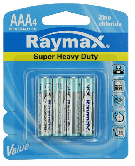 Productos Raymax bateria penlite mini r03 zinc aaa 1 5v a 4uds