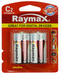 Productos raymax bateria alcalina lr14 c 1 5v x2uds