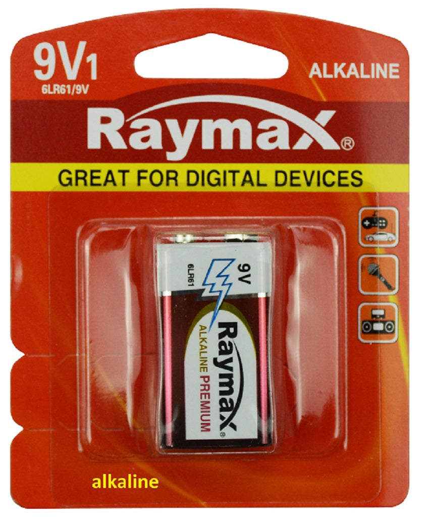 Productos Raymax bateria alcalina 6lr61 e 9v x1st
