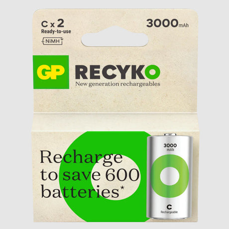 Productos GP bateria recargable recykoplus c x2uds