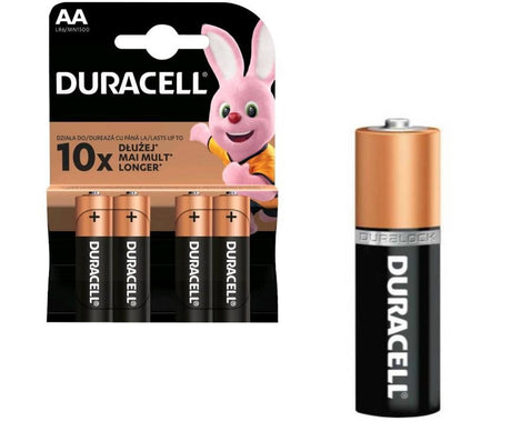 Productos duracell bateria lr6 aa 1 5v x4uds