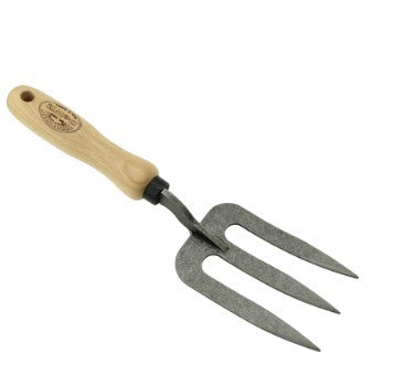 Los productos blancos tenedor de mano mango de fresno bien hecho 140 mm dewhite