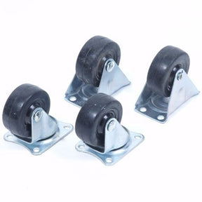 Productos mm ruedas fijas y giratorias negro 50