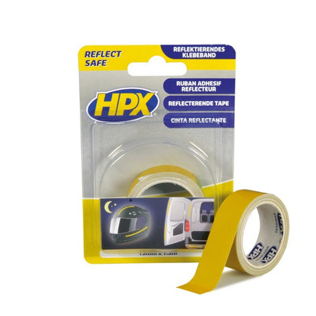 Productos hpx cinta reflectante amarilla 19mm 1 50 mtr